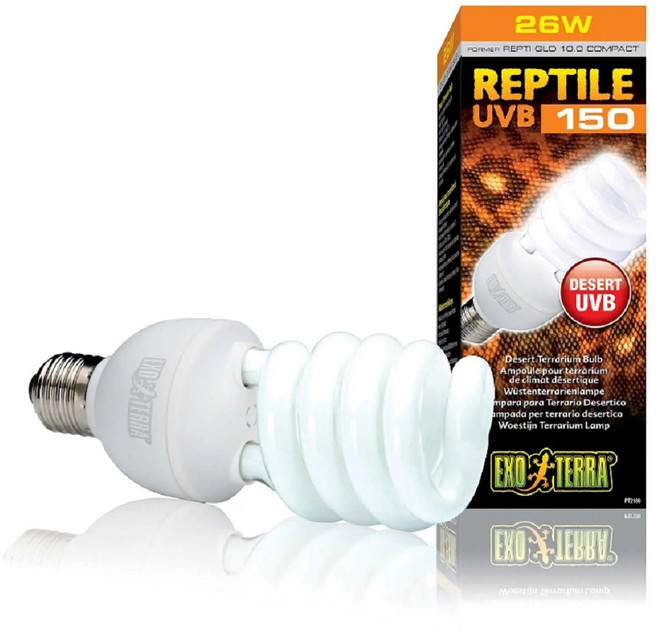 하겐 엑소테라 파충류UVB램프 150 25W, 1개