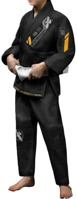 하야부사 어센드 경량 주짓수 기 키즈, Y4, Black, Y4