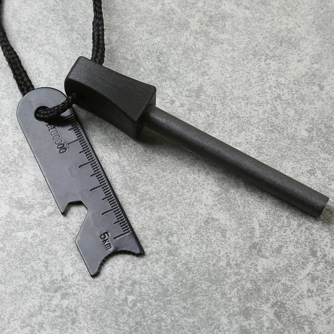 캠핑용 부싯돌 파이어 스틸 스타터 불꽃 점화 스틱 / 마그네슘 야생 불피우기 낚시 캠프파이어 장작, 1개