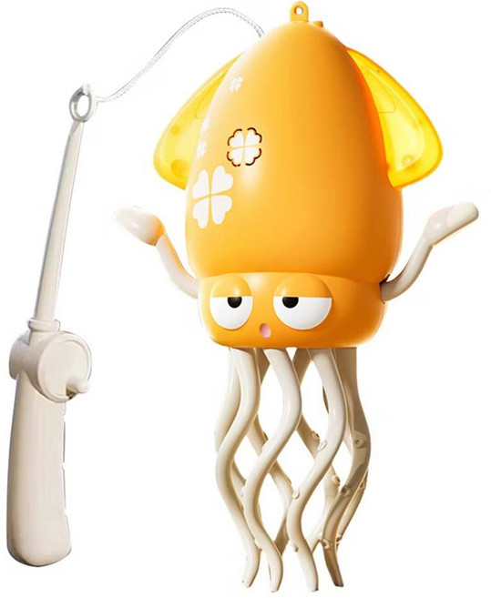 跳舞章魚玩具 兒童聖誕節禮物, 黃色, 1個