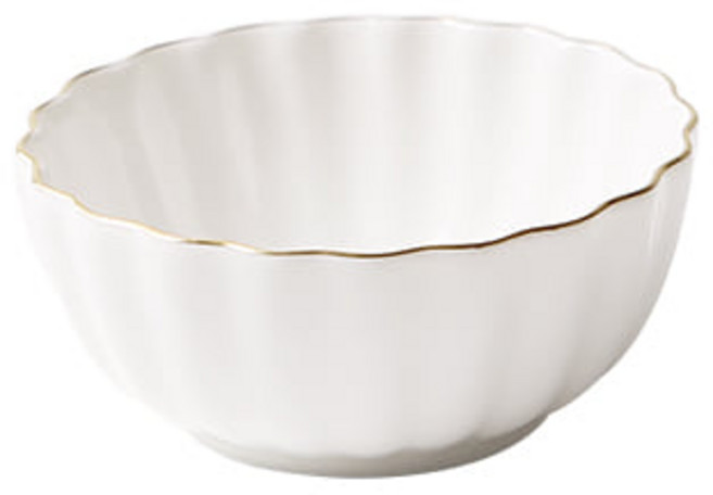 코튼 화이트 도자기 신혼부부 종지 반찬그릇, 1개