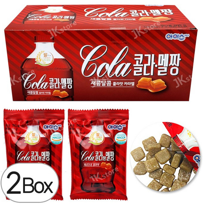 아이스제과 콜라 멜짱, 2개, 600g