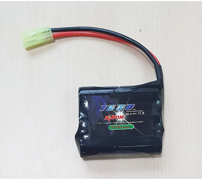 7.2V 1600mAh NI-MH 원팩 AN/PEQ용 수소 배터리, 1개