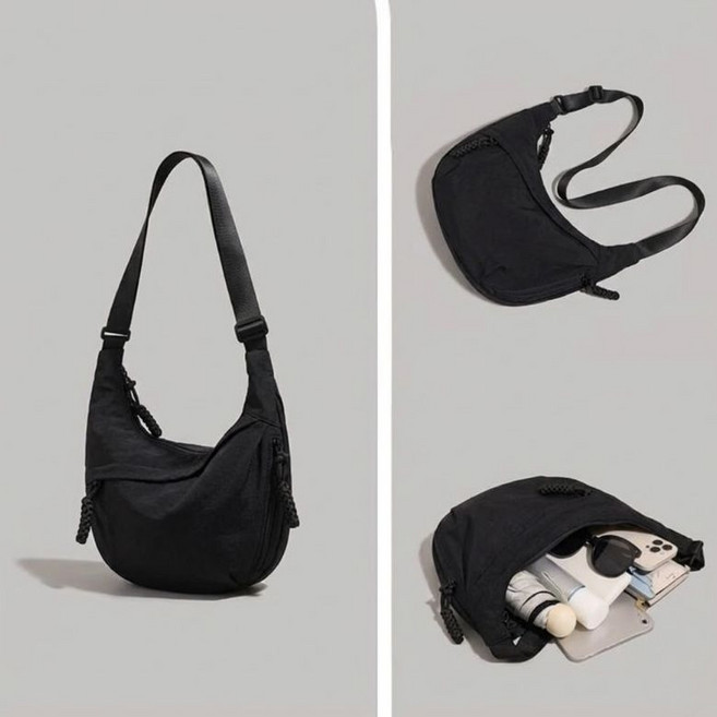 디와이나인 반달 크로스백 미니크로스백 여성가방 가벼운 데일리백 방수