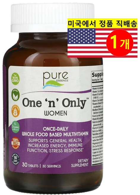 Natural Factors 여성용 멀티비타민 One 'n' Only Women, 1개 - 쿠팡