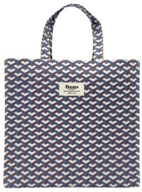 담스 물빠지는 방수 사각 목욕 가방 메쉬 백, 1.입체패턴