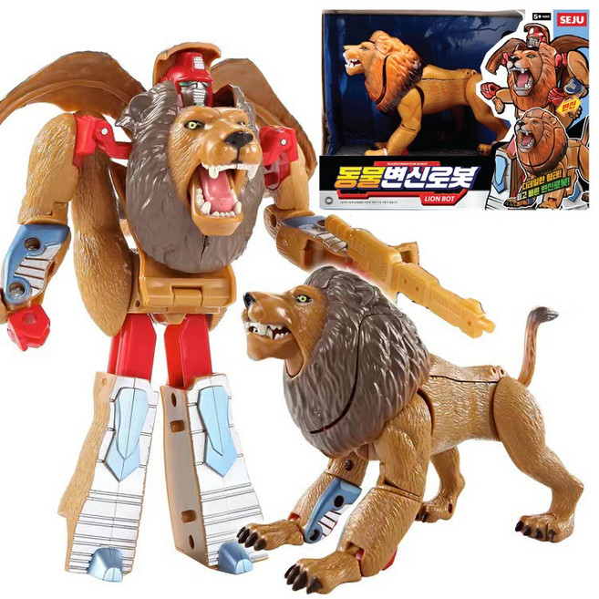 동물 변신 로봇 6종 변신합체, 4.사자, 1개