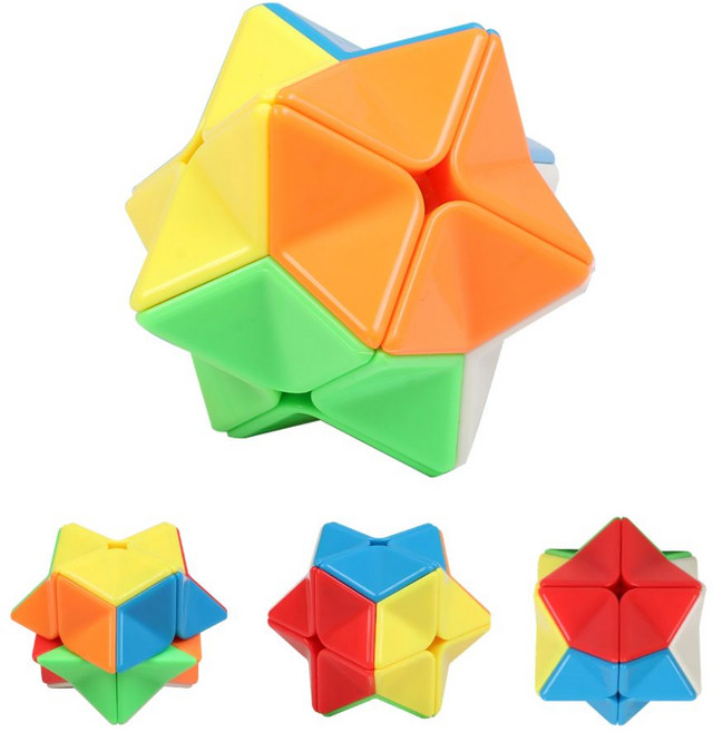 젠느큐브 창의력 집중력 사고력발달에 좋은 매직큐브 스티커리스 당일발송 신학기선물, 젠느큐브(스타), 1개