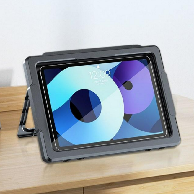 NEONANII 태블릿 방수 케이스 거치대, 1개, 블랙