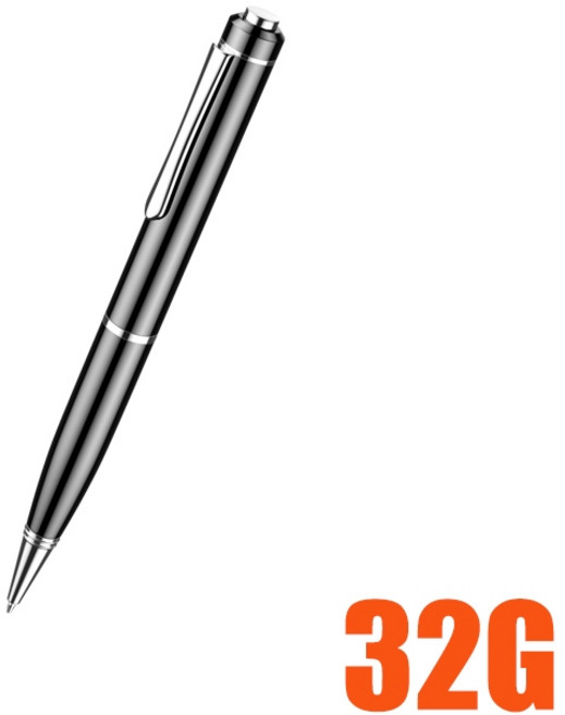 筆式錄音筆 支援48小時連續錄音與高清降噪, 32G筆式錄音筆(含原廠記憶卡)