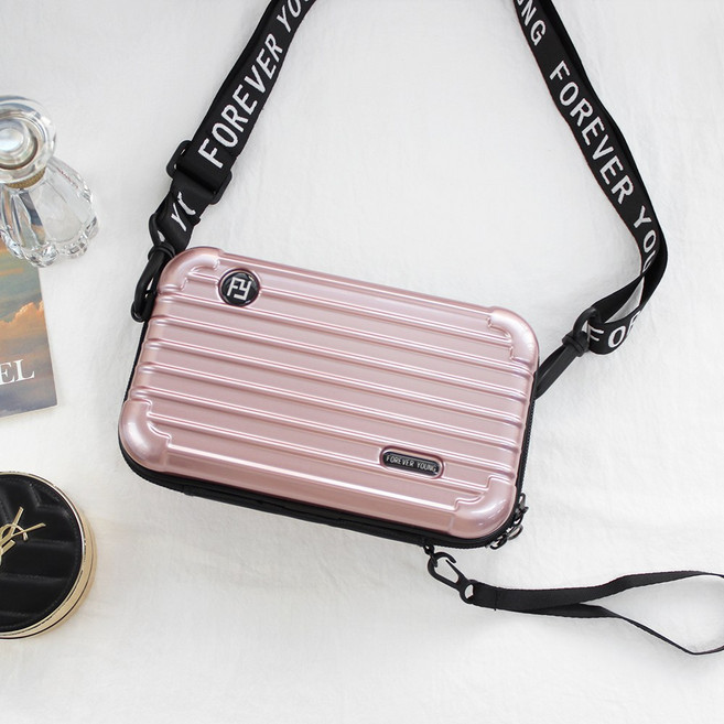 라피던트 휴대용 미니 캐리어 크로스백 튼튼 하드 안경케이스