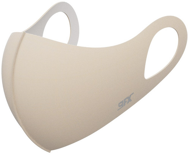 나인에프엑스 스포츠 데일리 페이스 마스크, 베이지, 1개
