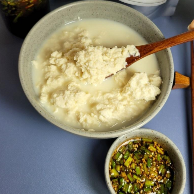 몽글몽글 국산 수제 순두부 양념간장 NON GMO, 5개, 양념간장 포함, 450g