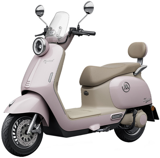 luckeep 전기스쿠터 성인용 출퇴근 고성능 고출력 전동바이크, 핑크, 72V-100KM