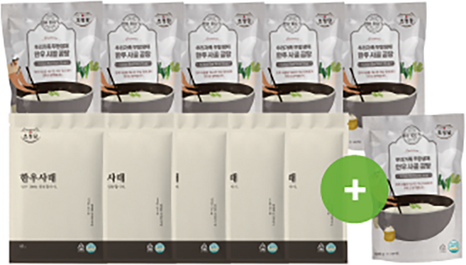 [실속세트] 우리가족 한우곰탕 한우고기, 1