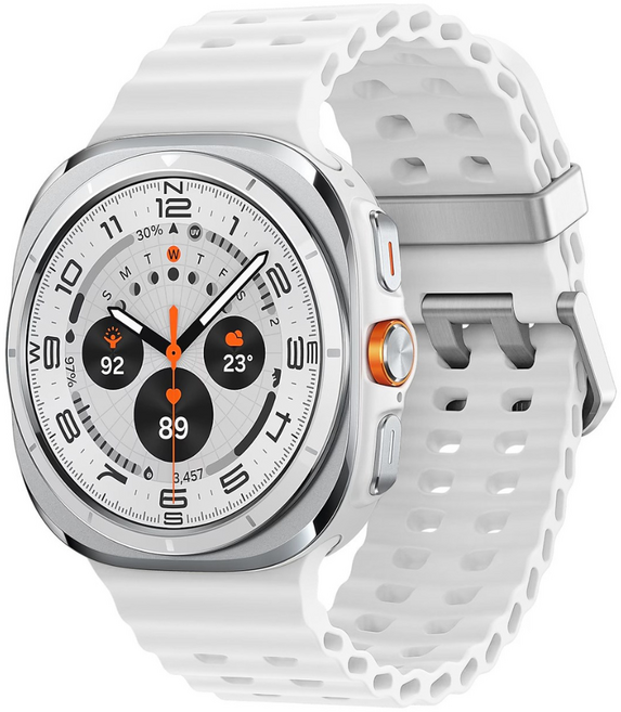 밴드톡 갤럭시워치 호환 울트라1/2 47mm 스포츠 스트랩 마린 밴드 갤럭시워치8 울트라 호환, 화이트, 1개