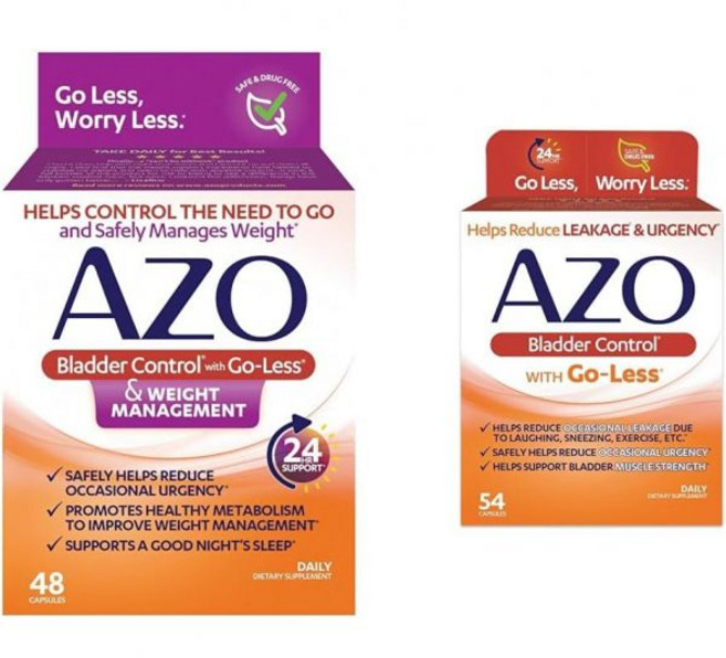 식품 영양제 GoLess 사용 AZO 방광 조절 일일, 1개