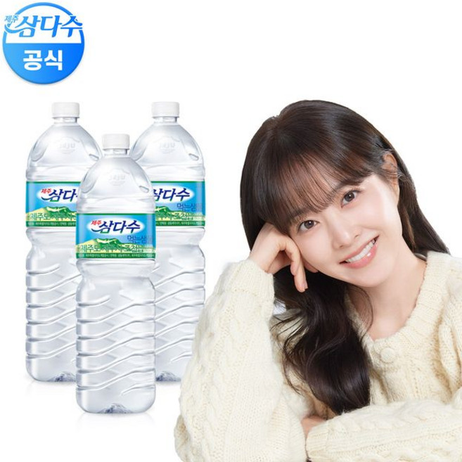 제주삼다수 유/무라벨 랜덤발송, 18개, 2L