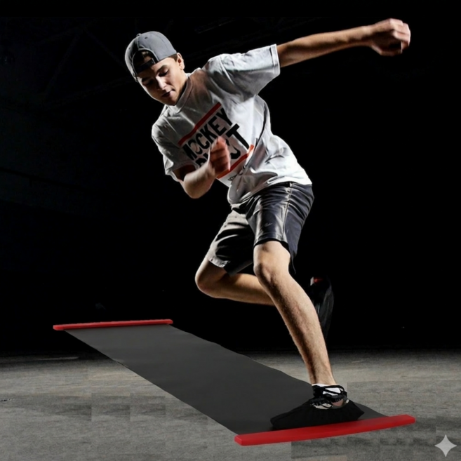 슬라이딩 보드 무소음, 1개, 블랙