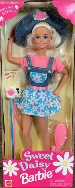1996 스윗 데이지 밀리터리 바비 미니 스커트 레트로 패션 바비인형
