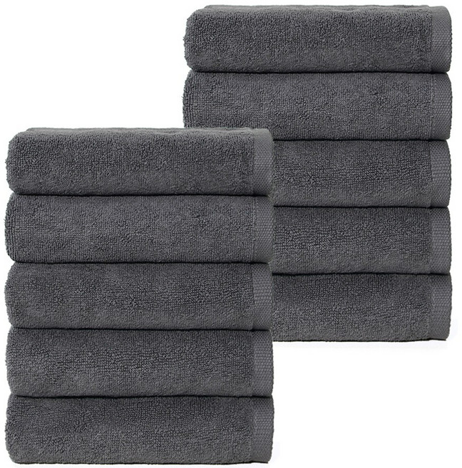 애슐리모던 먼지없는 국산 호텔세면수건 30수 150g, 10개, 모던네이비