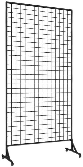 철제 그리드 파티션 네트망 펜스 거치대 걸이대 가벽 칸막이, 단문 1m 너비x1.2m 높이 2개 링크
