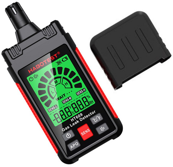 가자코리아 고급형 휴대용 가연성 가스 누설 감지기 탐지기 가스측정기 HT609, 가스측정기 고급형 HT609, 1개