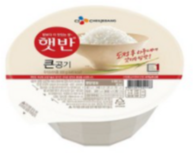 햇반 백미밥, 300g, 14개