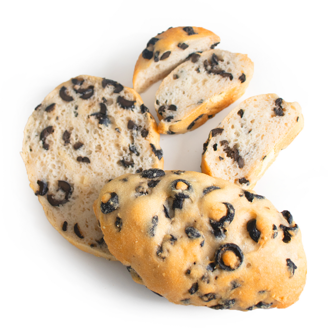 두부와 쌀로 만든 저칼로리 글루텐프리 두부쌀치아바타 폭탄올리브맛, 4개, 110g