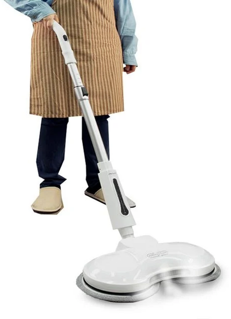 루체트리 청소기 신일8000 LED조명 듀얼 회전 무선 물걸레 스팀 전동, 화이트, SDCW8000NK