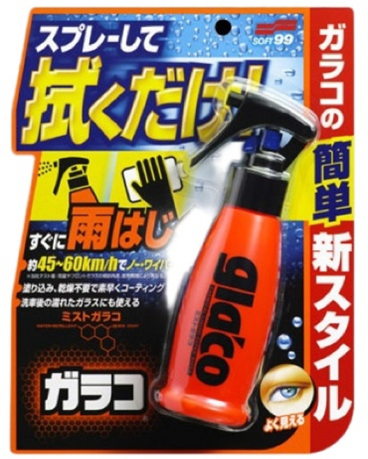 SOFT99 글라코 불소피막 발수제 스프레이타입 G-85 유리발수제, 1개, 100ml