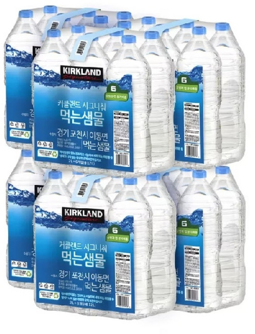 월드 시그니처 먹는샘물 2L 생수 가정용 업서용 미네랄워터 답례품 행사 판촉물 친환경, 100개