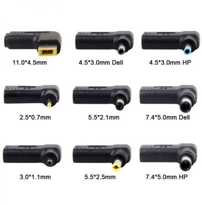 Xiwai Chenyang 노트북용 C 타입 USB 3.1 USB-C DC 19V 어댑터 PD 에뮬레이터 트리거 3.5x1.3mm 5.5-2.1mm 3.0x1.1mm 4, [09]5.5-2.5mm, 1개
