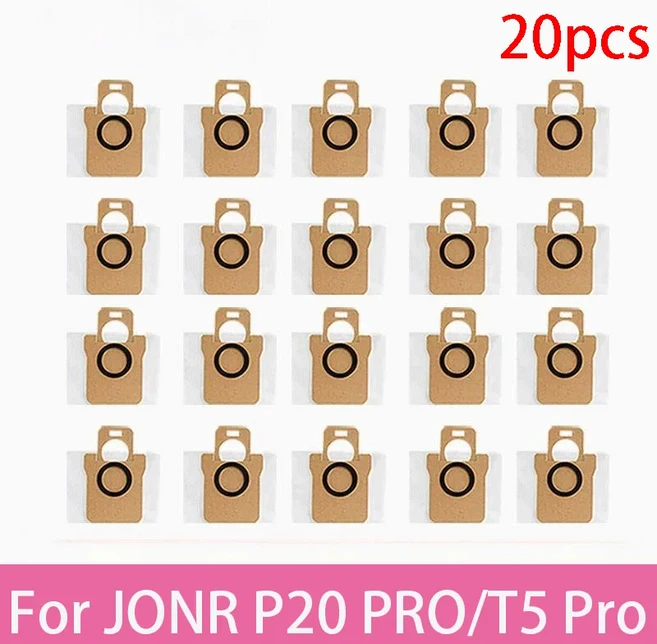 JONR P20 PRO / T5 Pro 로봇 진공 청소기 액세서리 메인 사이드 브러시 Hepa 필터 천 먼지 봉투 교체, 11 20pcs
