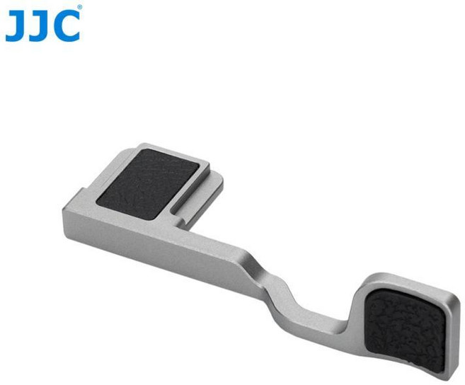 JJC 금속 엄지 업 그립 소니 A7C II R 용슈 커버 보호대 받침대 지지대 거치대 스크래치 방지 실리콘 패드, 02 은, 1개