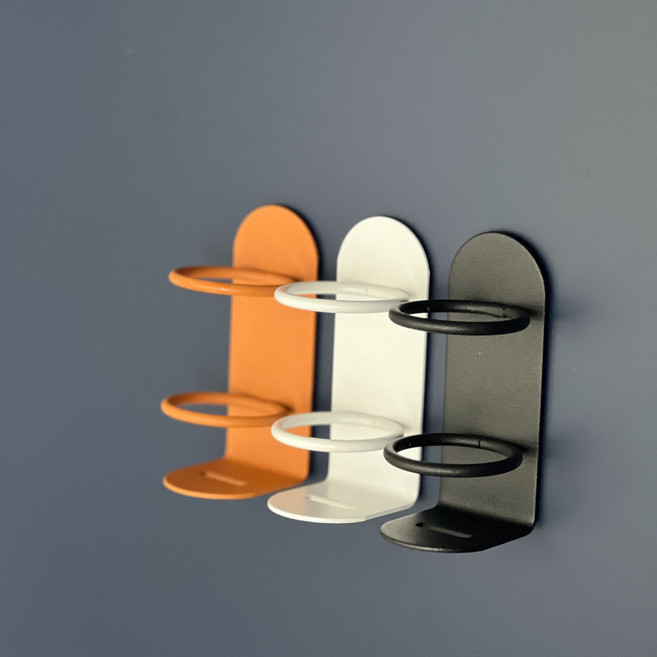 다위드 무타공 칫솔꽂이 욕실 면도기거치대 치약걸이, 화이트, 1개