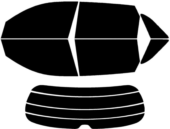 로톰 쏘렌토 측후면 썬팅필름 DIY 셀프 열차단 썬팅지, 쏘렌토R (09-12), RTF-7S 25 (연함), 기아