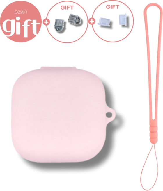 ozskin 샥즈 오픈핏 2 실리콘 케이스 T920, 핑크, 1개