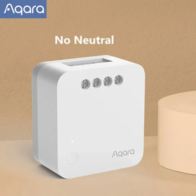 Aqara 단일 채널 제어 모듈 T1 Zigbee 3.0 무선 릴레이 컨트롤러 Apple Homekit과 중립 원격 작업 없음, 02 No Neutral, 1개