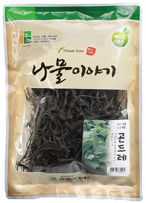 국산 곤드레 유기농 건나물 산채나물 60g