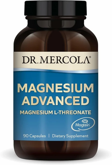 닥터머콜라 트레온산 마그네슘 어드밴스드 캡슐 Dr. Mercola Magnesium L-Threonate, 90정, 1개 - 쿠팡