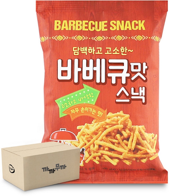 싱싱 바베큐맛 스낵 100g, 20개
