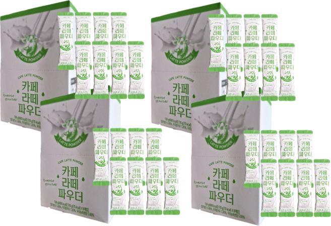 남양 카페라떼파우더, 4세트, 8개입, 16g