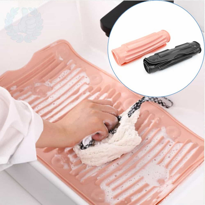[마켓일등] 실리콘 빨래판 세면대용빨래판 논슬립세면대빨래판, 핑크