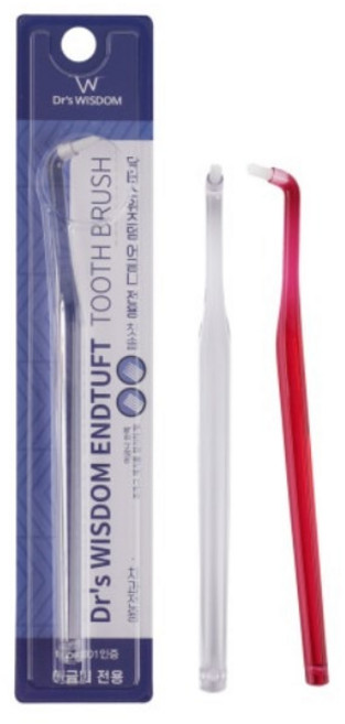 닥터스위즈덤 치과전용 어금니전용 칫솔 슬림모, 12개입, 1개