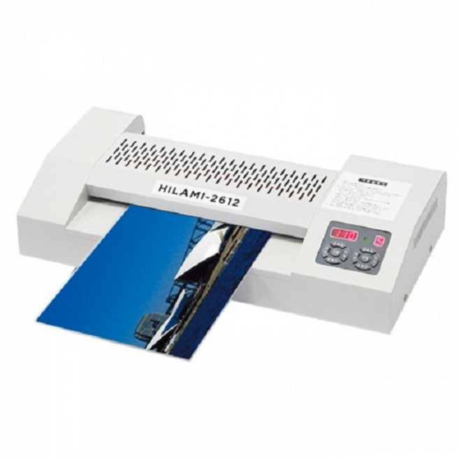 코팅기 A3 하이라미-2612 A3사이즈 6롤 직접가열코팅 콜드코팅 고속예열 초고속코팅 온도조절 속도조절(15단계) 역회전