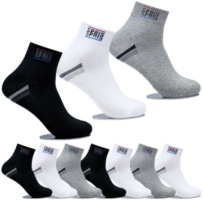 스프리스 남자면양말 단목 10켤레 SP1009 캐주얼양말