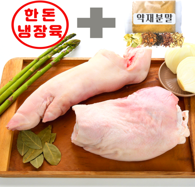 하누랑한도니 한돈 냉장 돼지족발 1.8kg이상 뒷다리 생족발, 뒷 장족 : 1컷(2조각), 1개