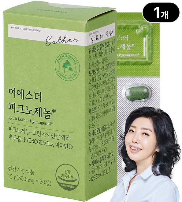 본사직영 여에스더 피크노제놀, 1개, 30정