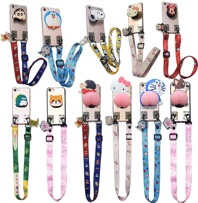 갤럭시S22 SM-S901N (거치대 스마트톡)+(목걸이줄 스트랩 크로스줄)+(투명 방탄 젤리)휴대폰 케이스 폰그립 핑거톡 목걸이 뉴썬쏠룰kee